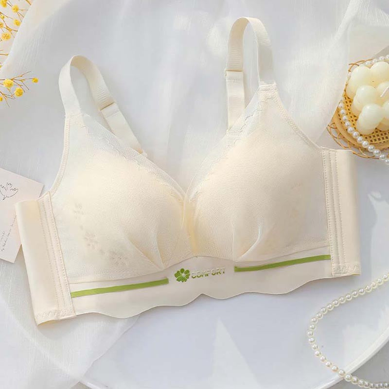 zp395-Women's summer ultra-thin bra without steel ring