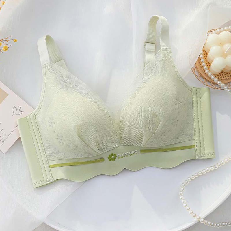 zp395-Women's summer ultra-thin bra without steel ring