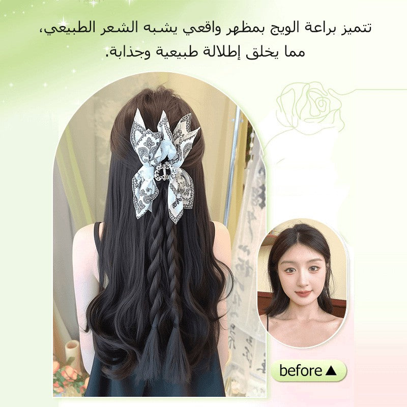 zp217-Clip-in wig braids