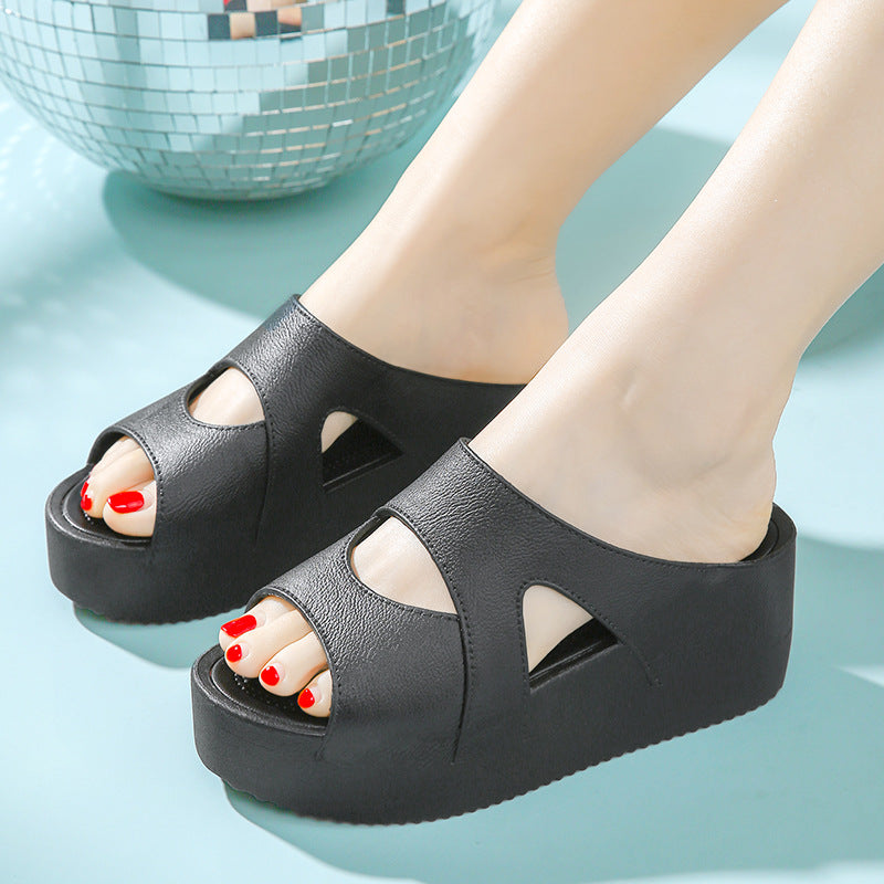 Women's thick-soled non-slip sandals