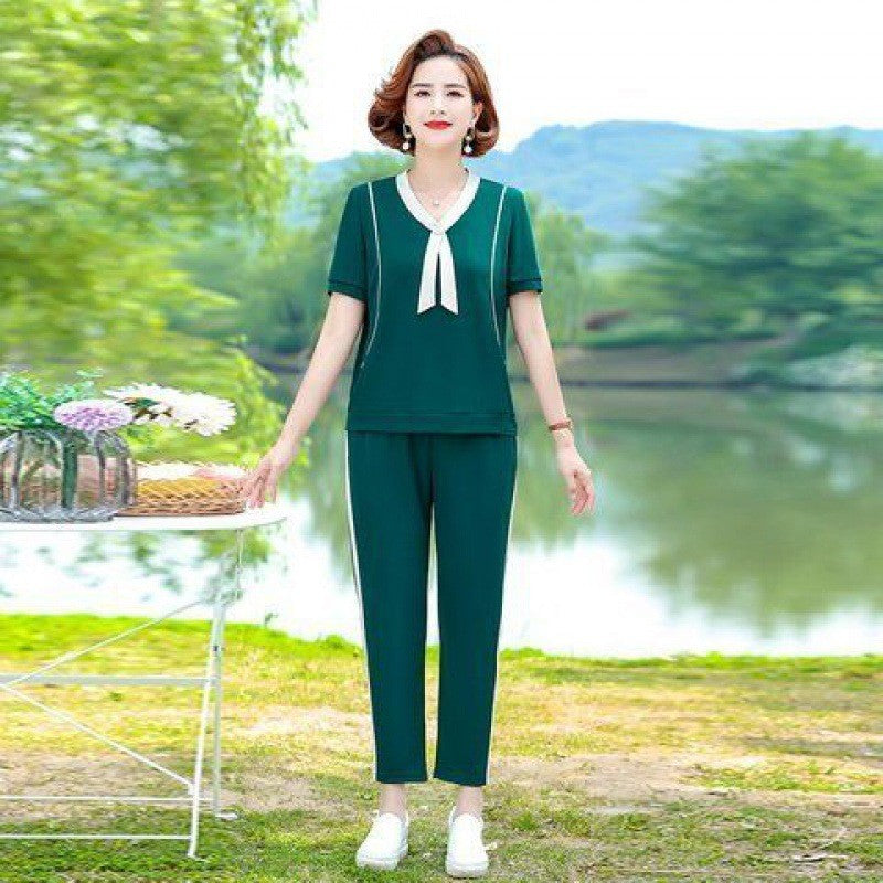 Ladies fashionable slimming casual suit