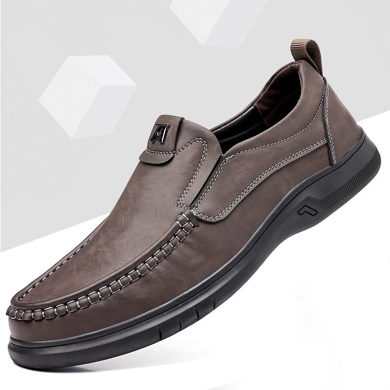 get2-Men's casual leather shoes