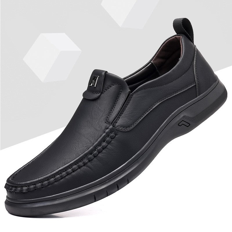 get2-Men's casual leather shoes