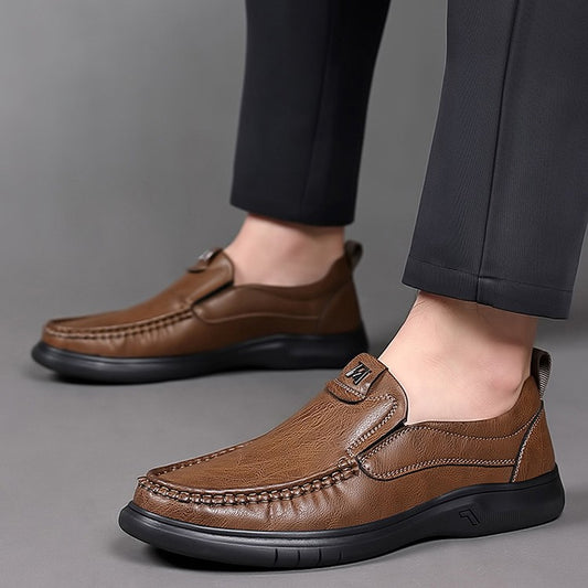 get2-Men's casual leather shoes