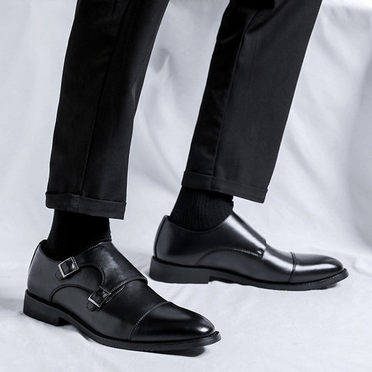 get3-Men's business formal pointed leather shoes