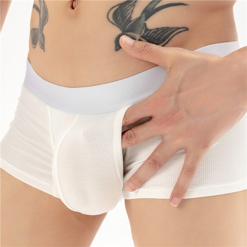 hou499-Men's Large Breathable Boxer Briefs