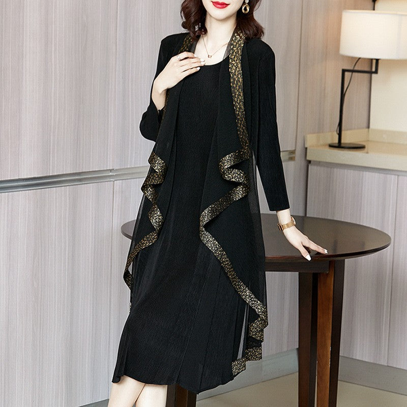 2024 Women's autumn casual loose slim dress