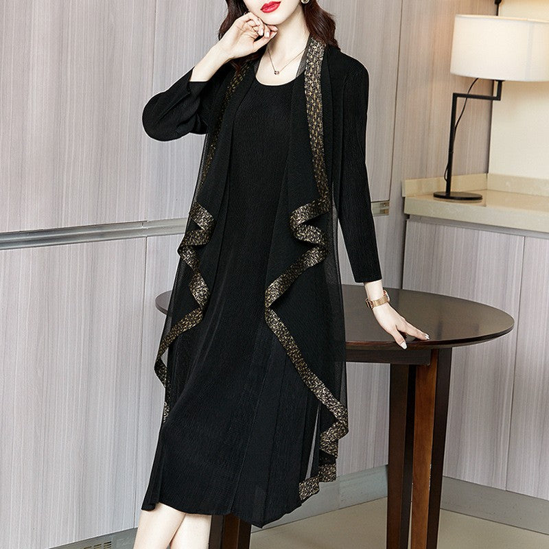 2024 Women's autumn casual loose slim dress