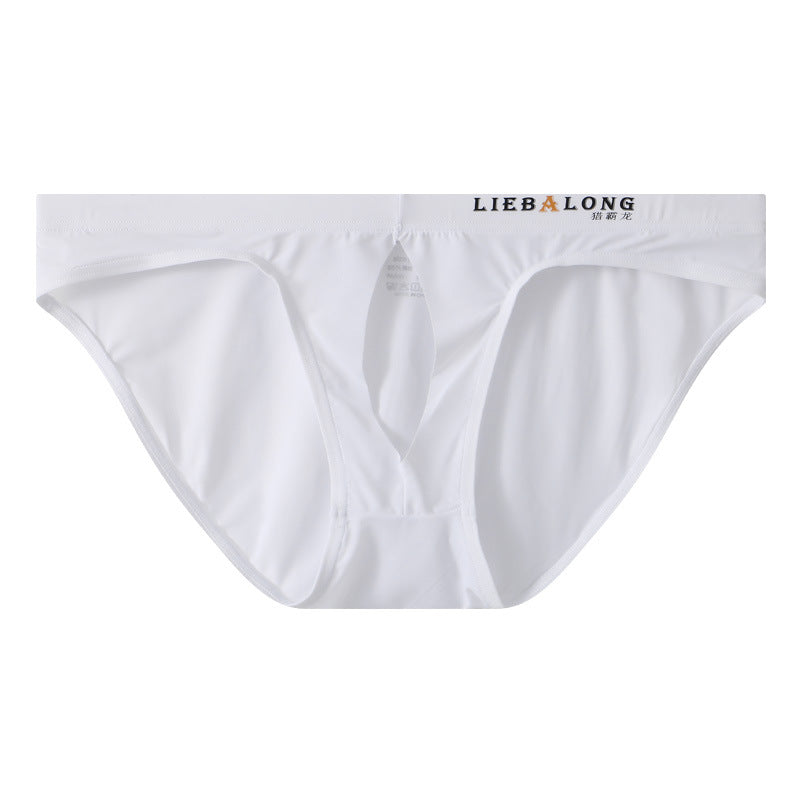 zd242-Low waist sexy ice silk men's briefs اشتري 1 و إحصول على 3 مجانا
