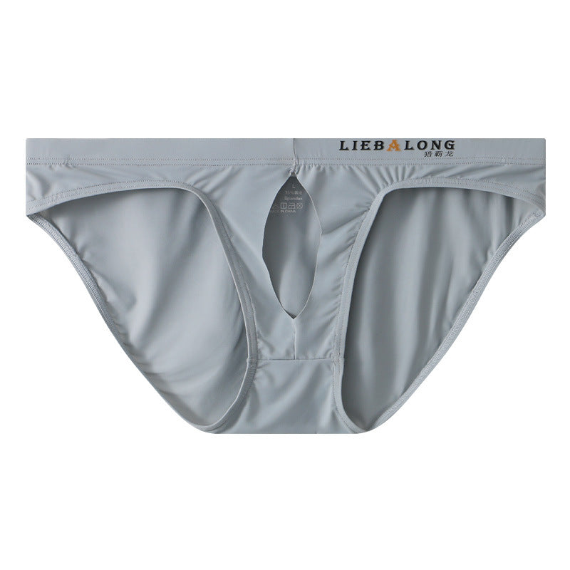 zd242-Low waist sexy ice silk men's briefs اشتري 1 و إحصول على 3 مجانا