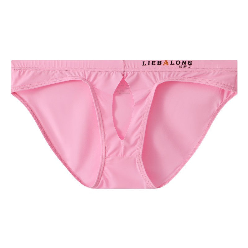 zd242-Low waist sexy ice silk men's briefs اشتري 1 و إحصول على 3 مجانا