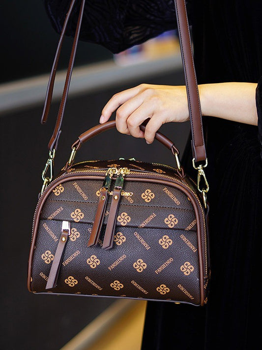 2024 trendy high-end small round handbag