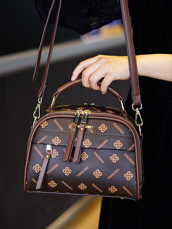 2024 trendy high-end small round handbag