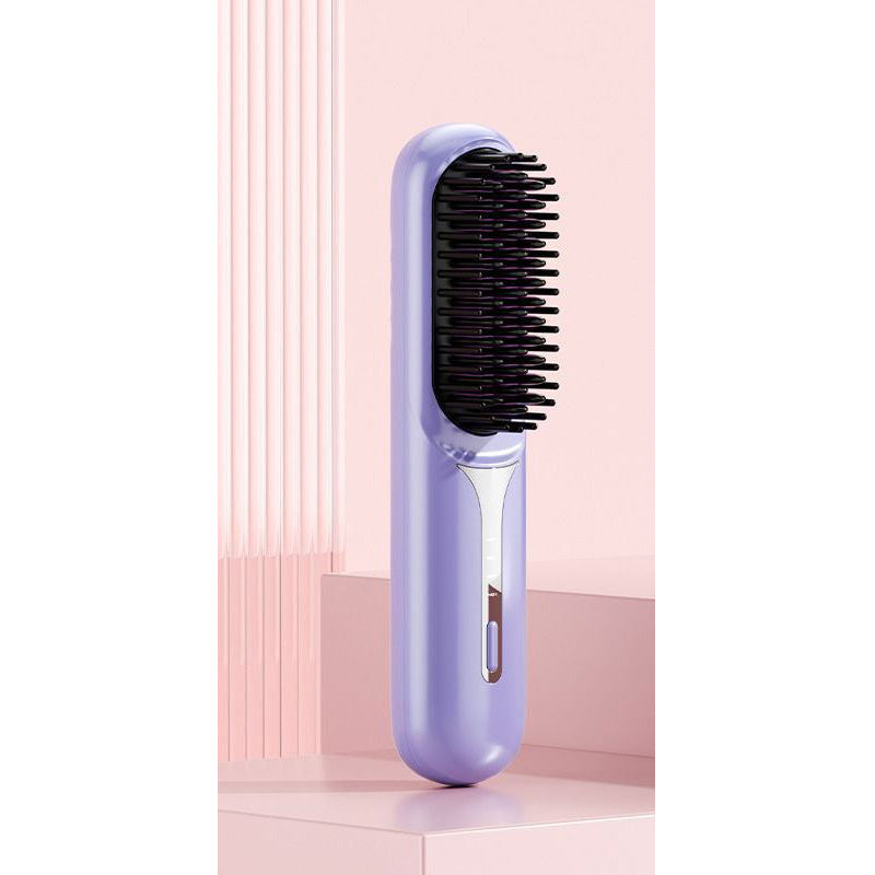 Negative ion hair straightening comb