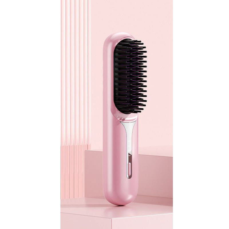 Negative ion hair straightening comb