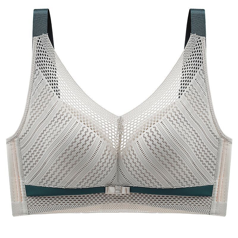 rob457-Women's ultra-thin mesh breathable full cup bra  توصيل مجاني! اشتري 2 واحصل على 1 مجانا!