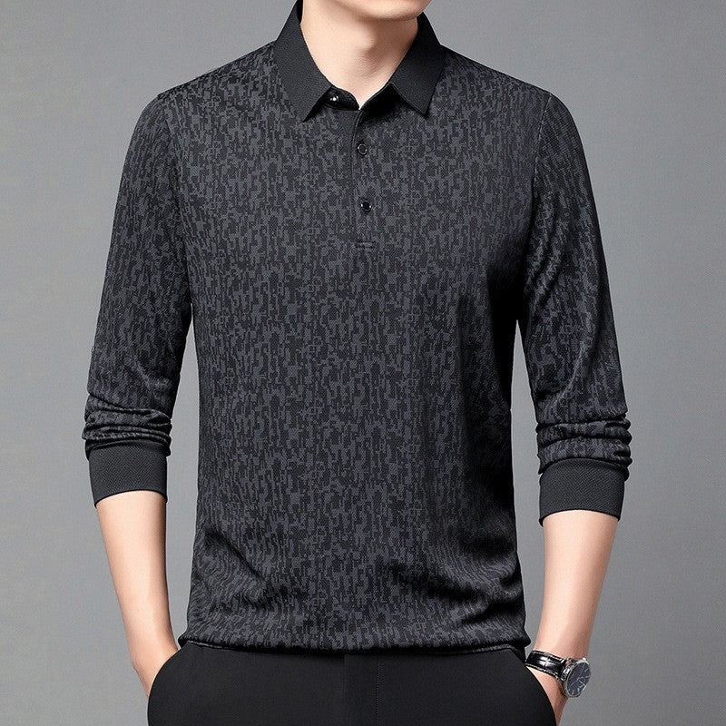 New autumn men's casual fashion T-shirt