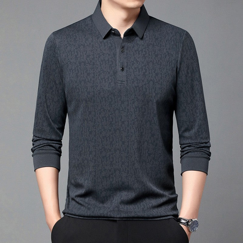 New autumn men's casual fashion T-shirt