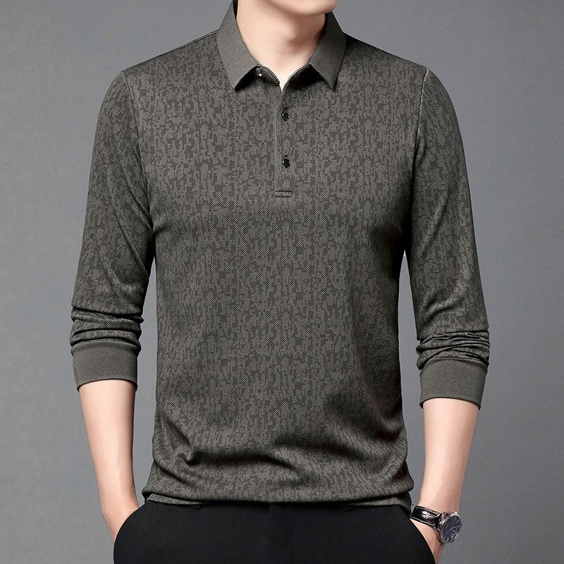 New autumn men's casual fashion T-shirt