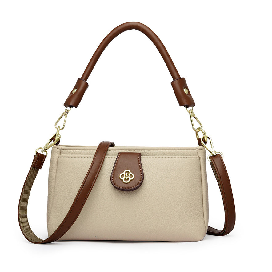 Simple and versatile ladies' small square bag