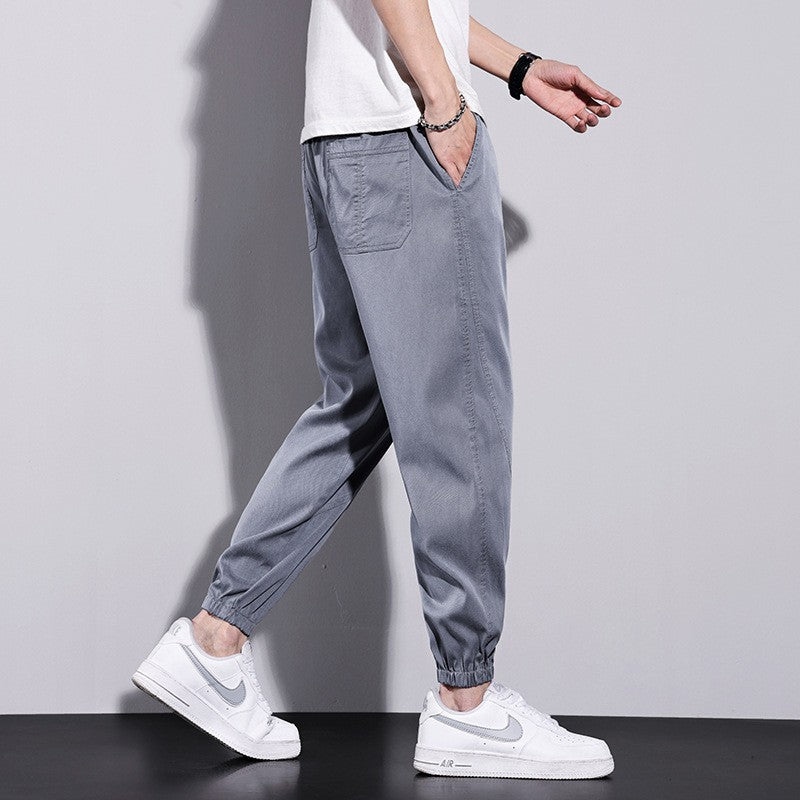 Men's Summer Ultra-Thin Ice Silk Casual Jeans