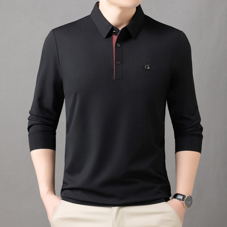 Men's spring and autumn casual all-match long-sleeved T-shirt