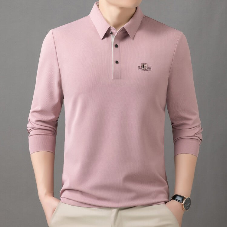 Men's spring and autumn casual all-match long-sleeved T-shirt