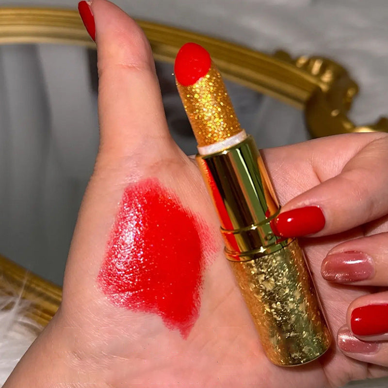 ht251-Gold Foil Moisturizing Matte Lipstick اشتري 1 و إحصول على 3 مجانا