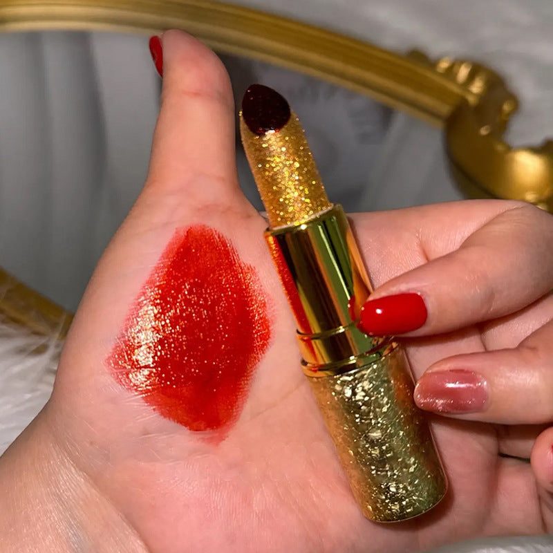 ht251-Gold Foil Moisturizing Matte Lipstick اشتري 1 و إحصول على 3 مجانا