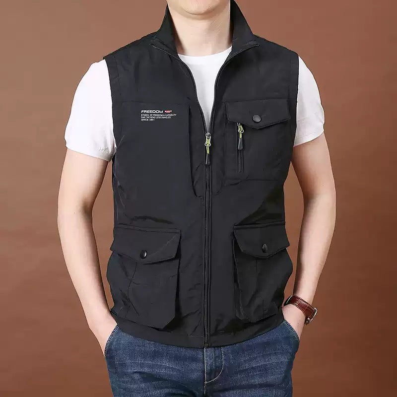 rob284-Casual tooling young men's outdoor vest