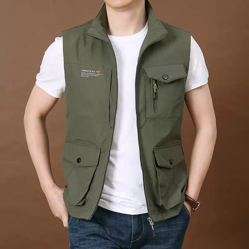 rob284-Casual tooling young men's outdoor vest