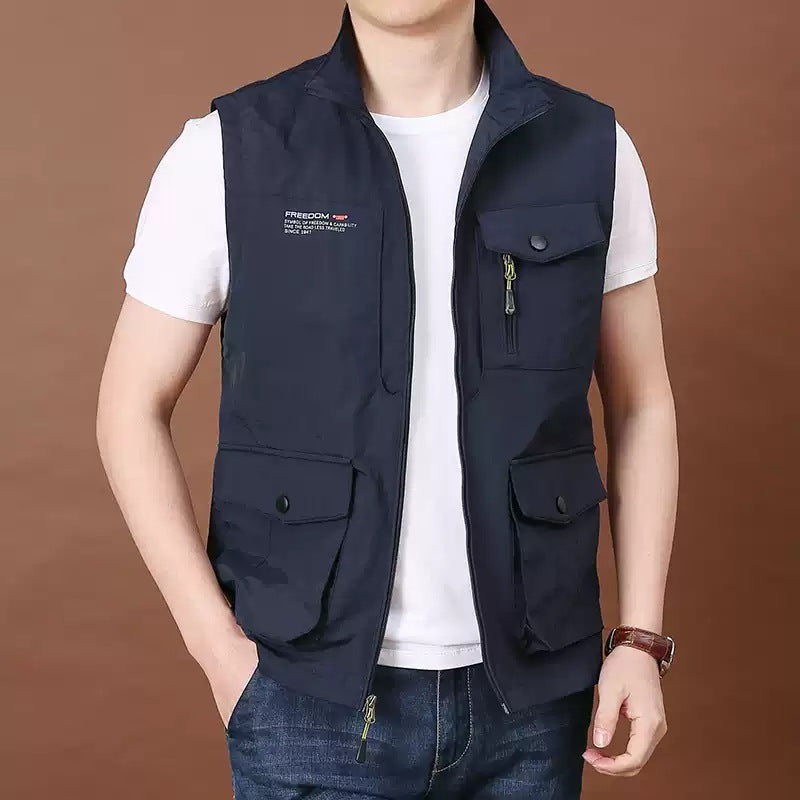 rob284-Casual tooling young men's outdoor vest