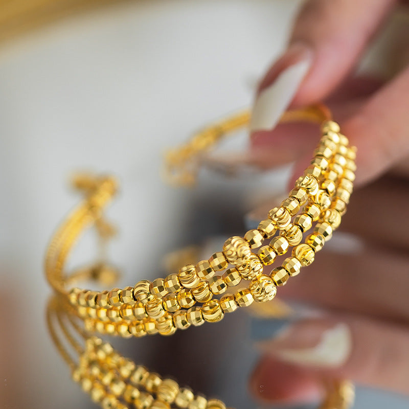 gd1-24k gold plated light luxury ladies braceletاشتري 1 و إحصول على 1 مجانا