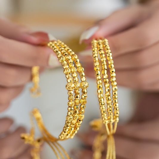 gd1-24k gold plated light luxury ladies braceletاشتري 1 و إحصول على 1 مجانا