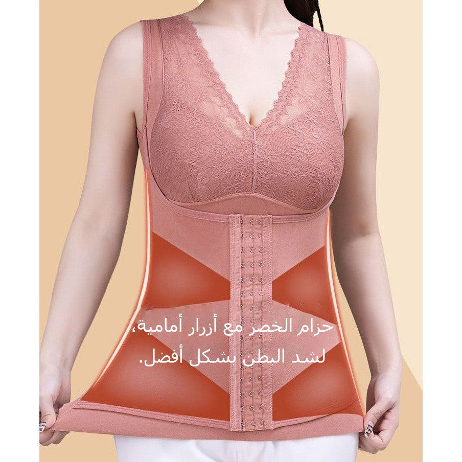 zp480-Plush and thickened women's bottoming vest underwear