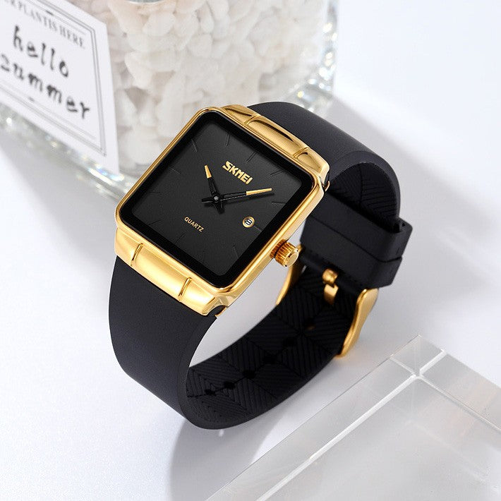 zp482-Simple and versatile square quartz watch