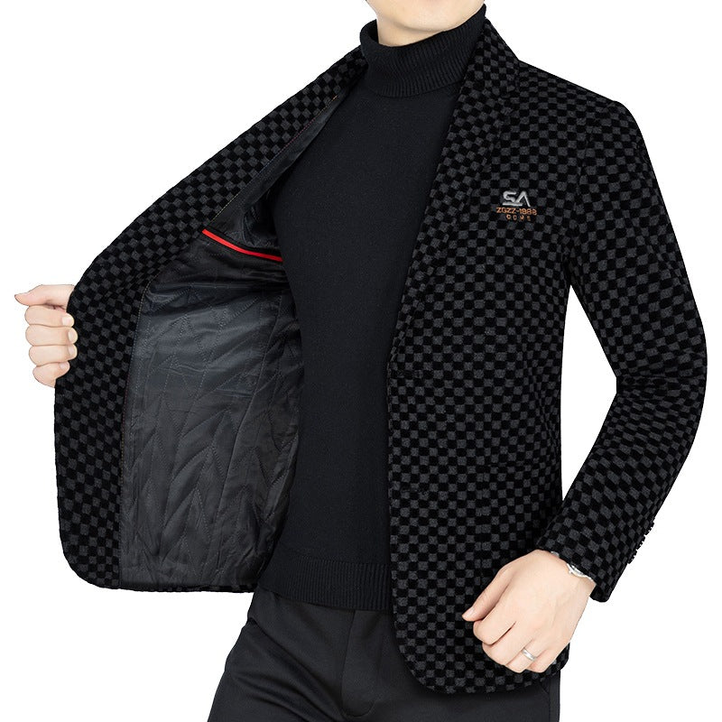 rob259-2024 Men's padded suit jacket