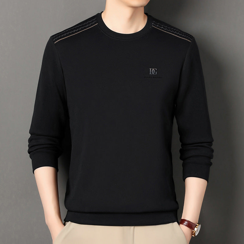 Men's new round neck casual long sleeve sweatshirt