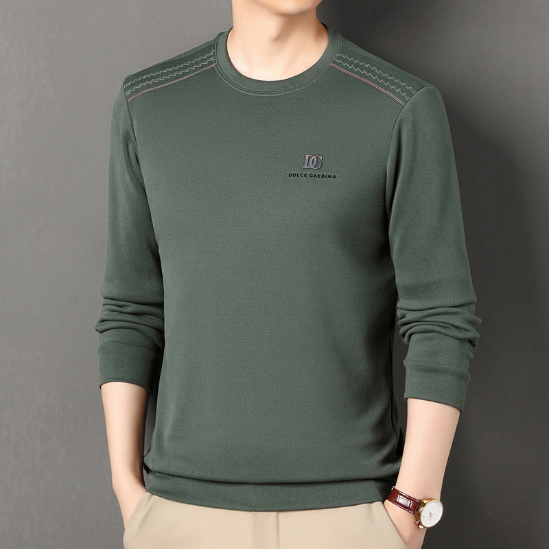 Men's new round neck casual long sleeve sweatshirt