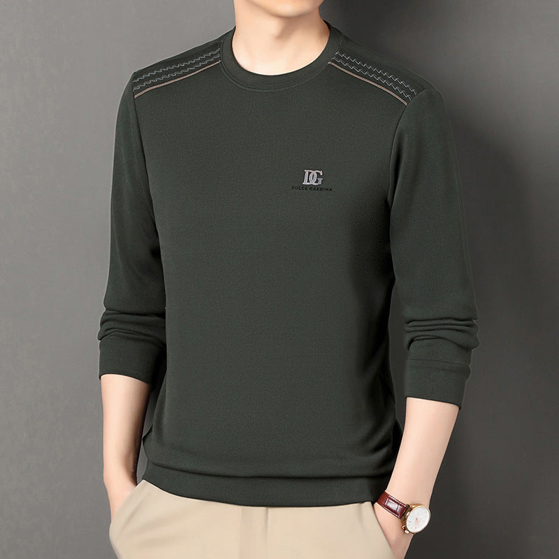 Men's new round neck casual long sleeve sweatshirt