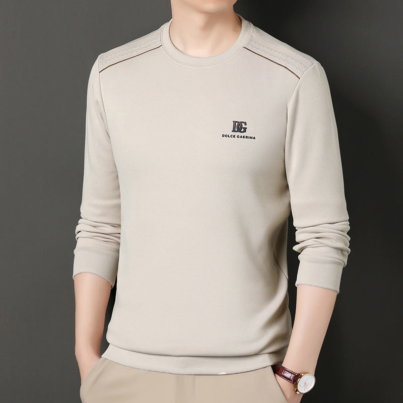 Men's new round neck casual long sleeve sweatshirt