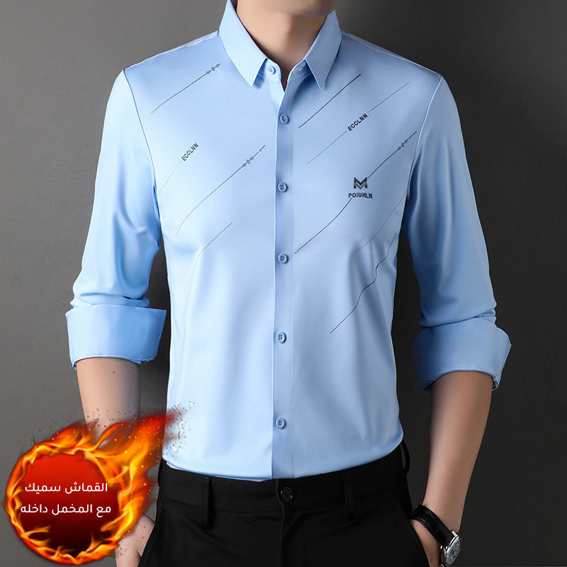 zd287-Fashionable men's fleece shirt