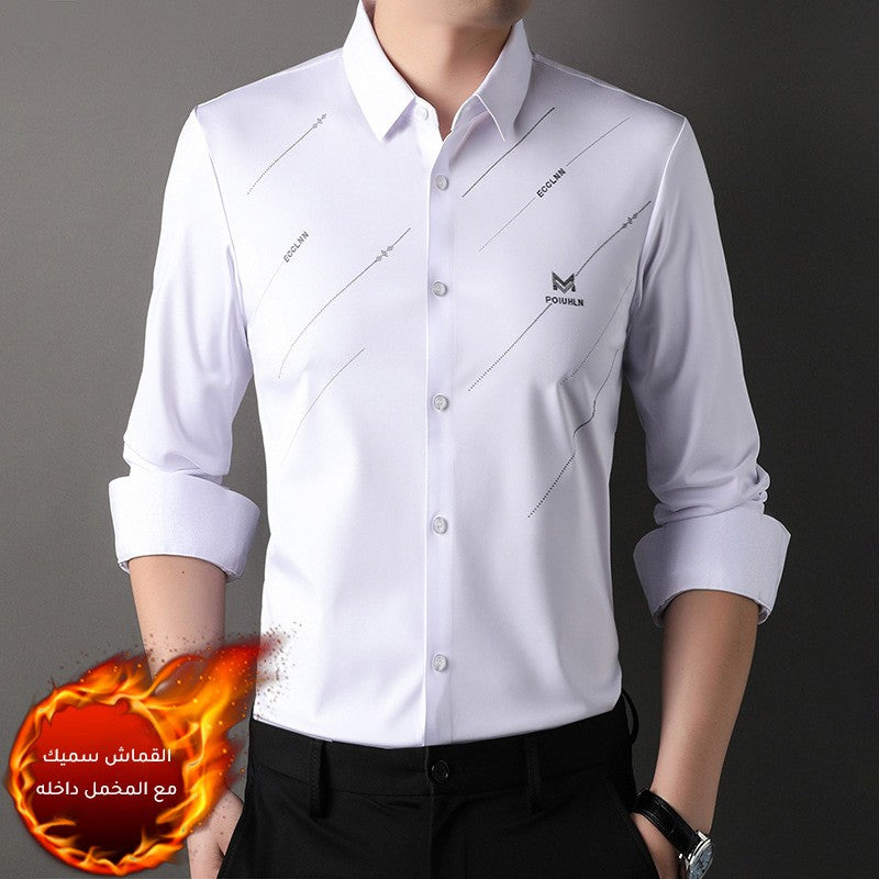 zd287-Fashionable men's fleece shirt