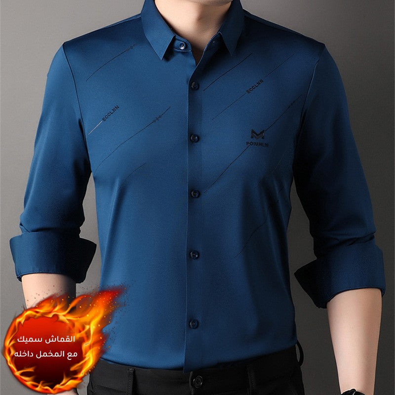 zd287-Fashionable men's fleece shirt