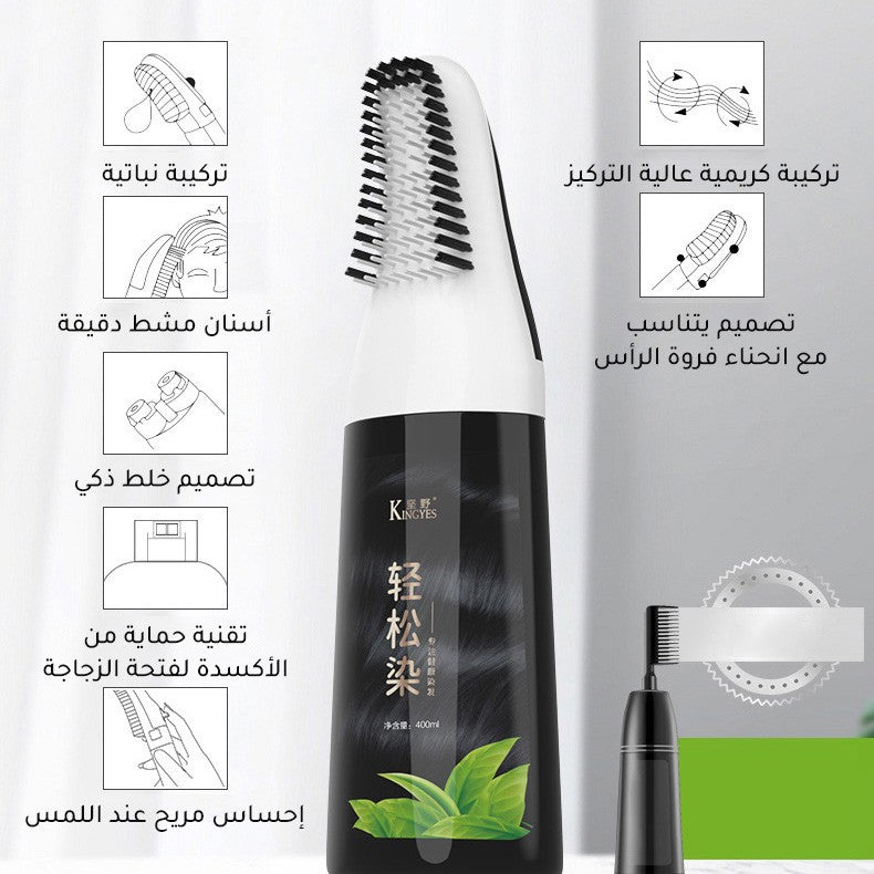 ht254-Hair dye with comb