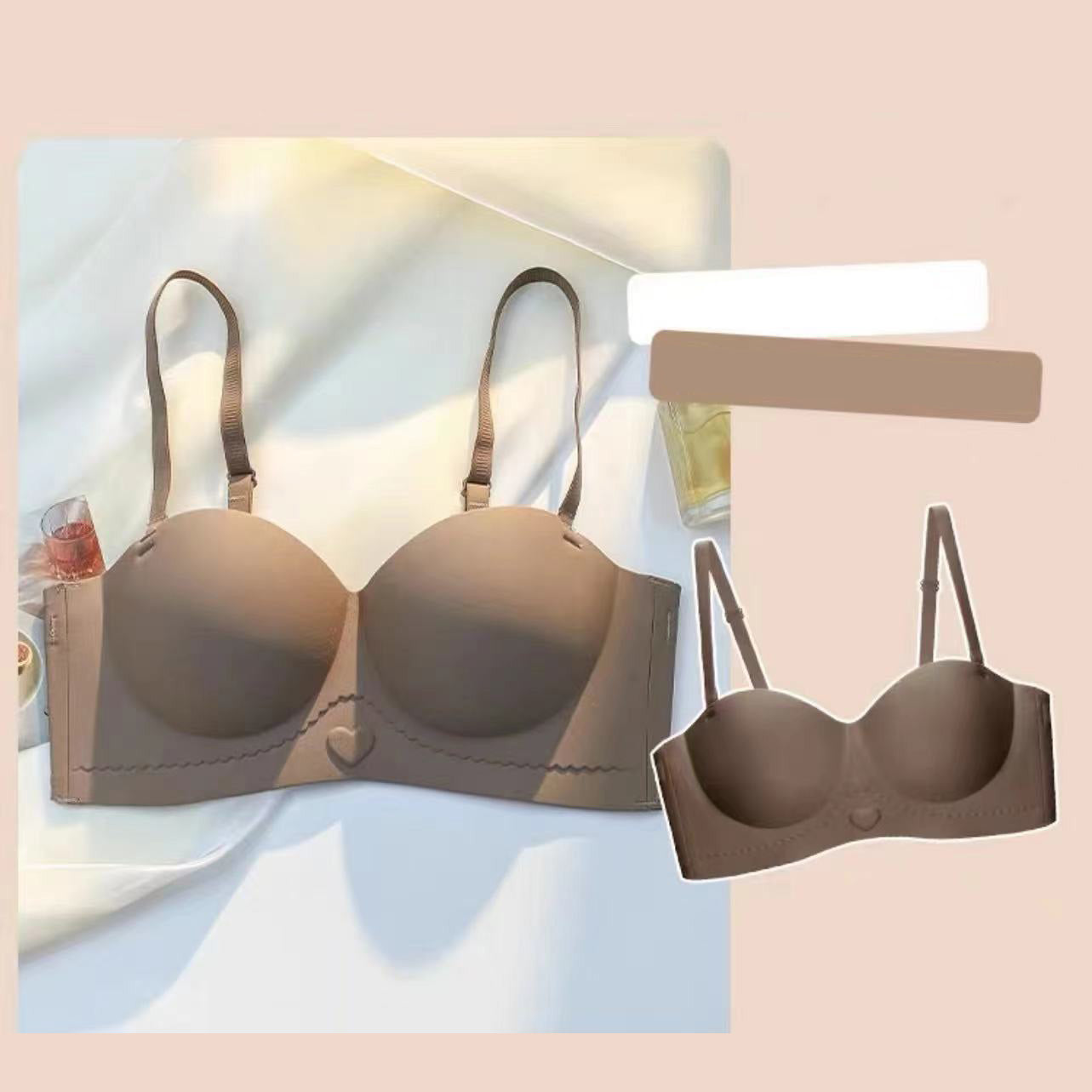 Strapless push up bra for women