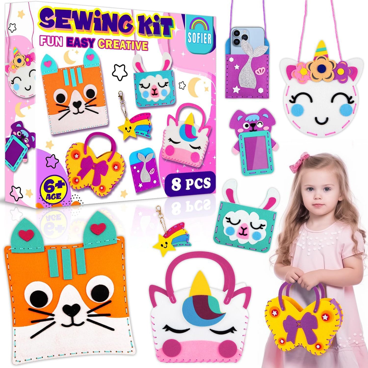 Children's sewing set creative handmade toys