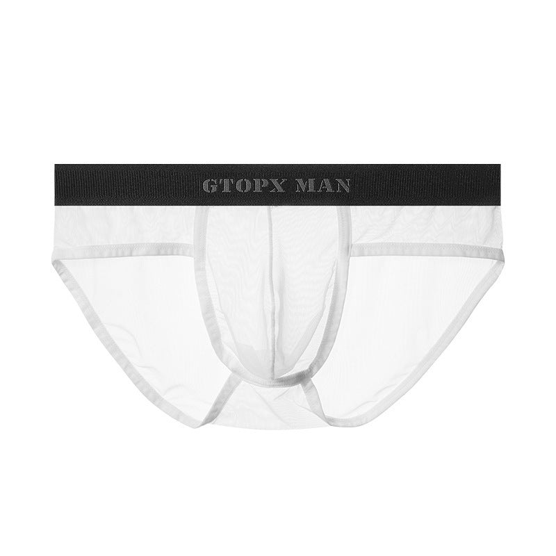 zd294-Men's Ice Silk Thin Mesh Underwear