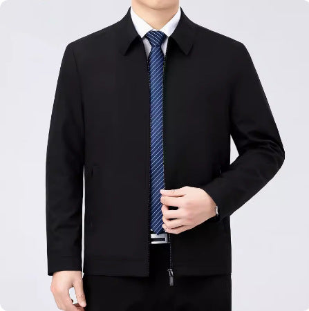 Men's business casual lapel coat