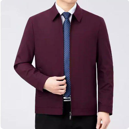 Men's business casual lapel coat